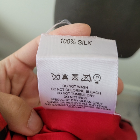 Burberry trench coat/dress in red Buffalo check - Picture 15 of 16